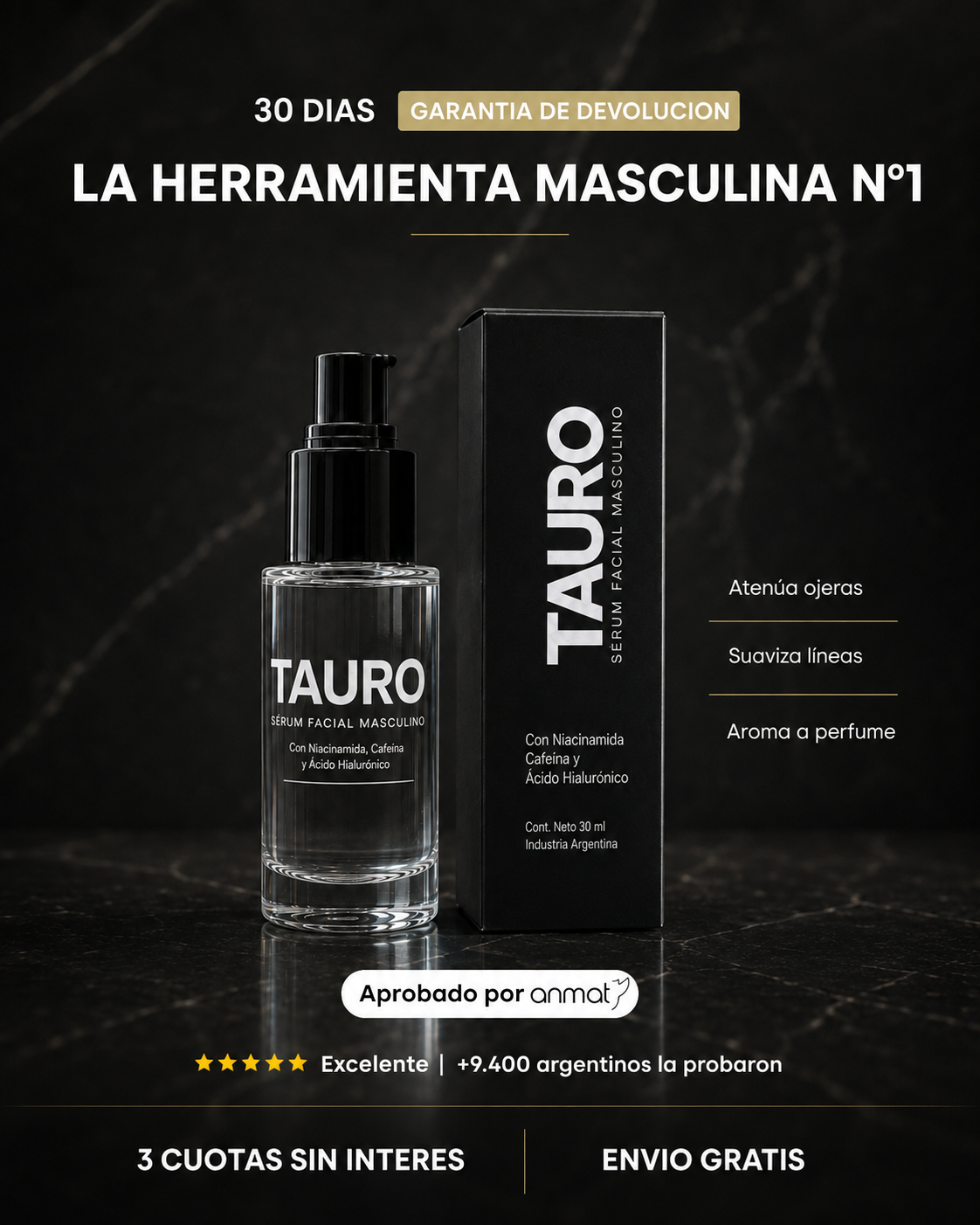 TAURO - Serum Perfume Masculino