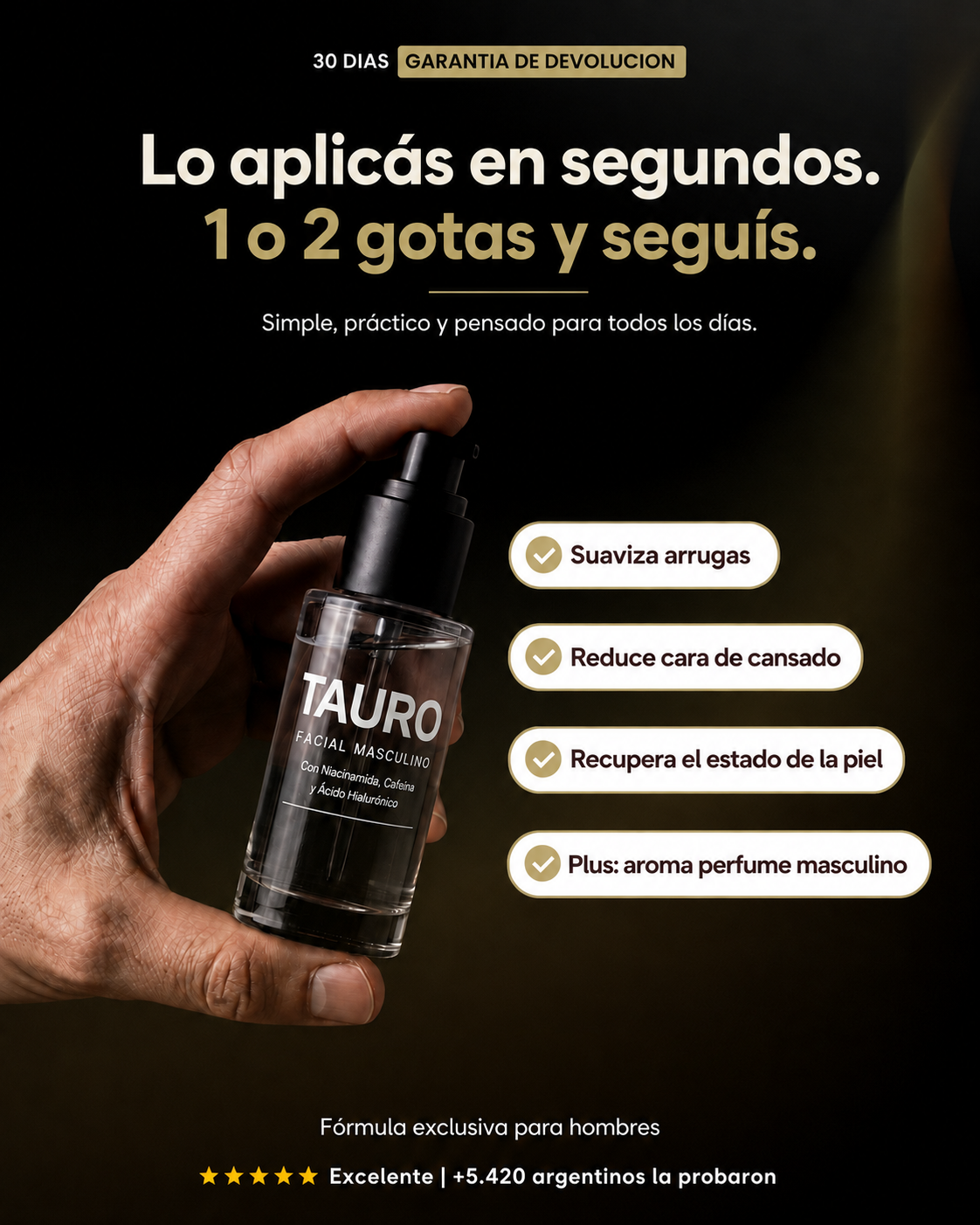 TAURO - Serum Perfume Masculino